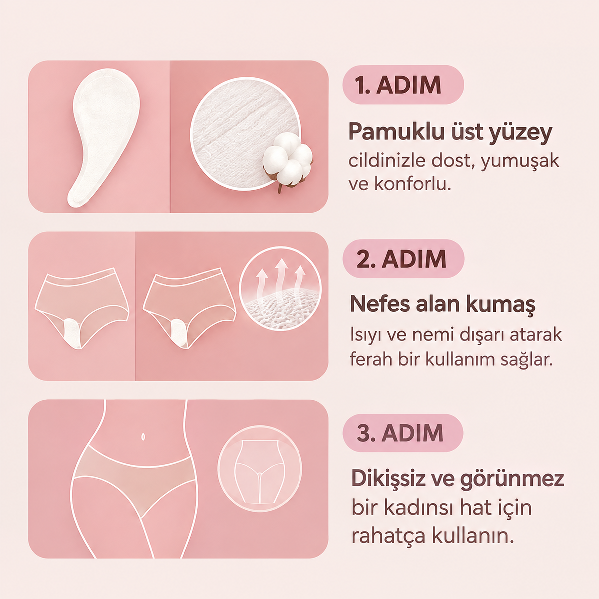 Bikini Bölgesi İz Önleyici Külot